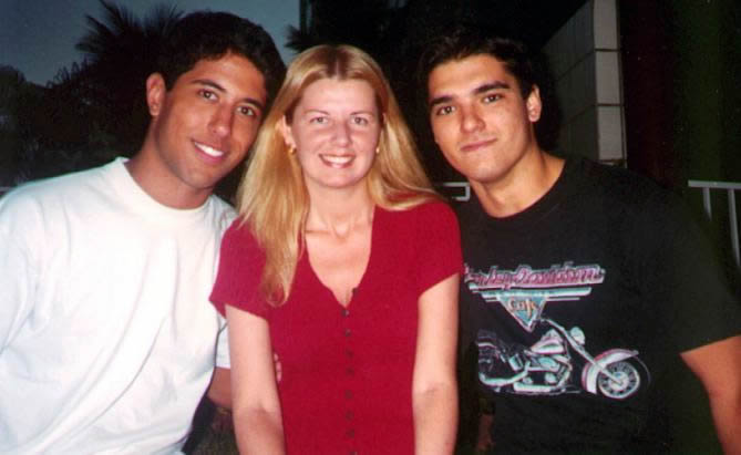 Felipe, eu e Marcello