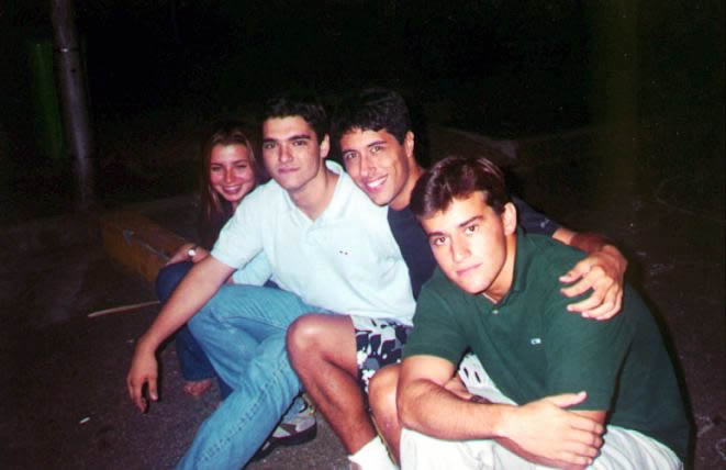 Gabriela, Marcello, Felipe e Rodolfo