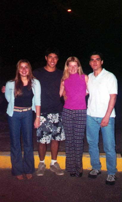 Gabriela, Felipe, eu e Marcello