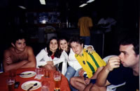 Davi, Gabi, Paulinha, Dinho e Pedro Cesar