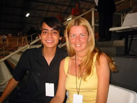 eu e ro no jogo do BCN